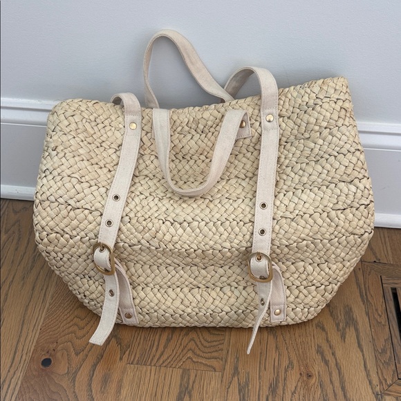 l*space Handbags - Lspace summer days straw backpack bag